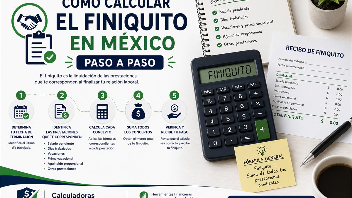 Ilustraci&oacute;n de conceptos incluidos en un finiquito